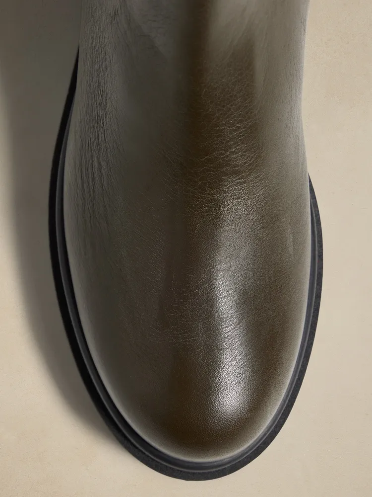 Hudson Tall Leather Chelsea Boot