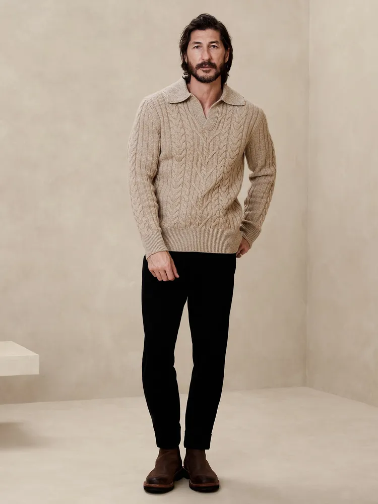 Curio Cashmere Ribbed Sweater