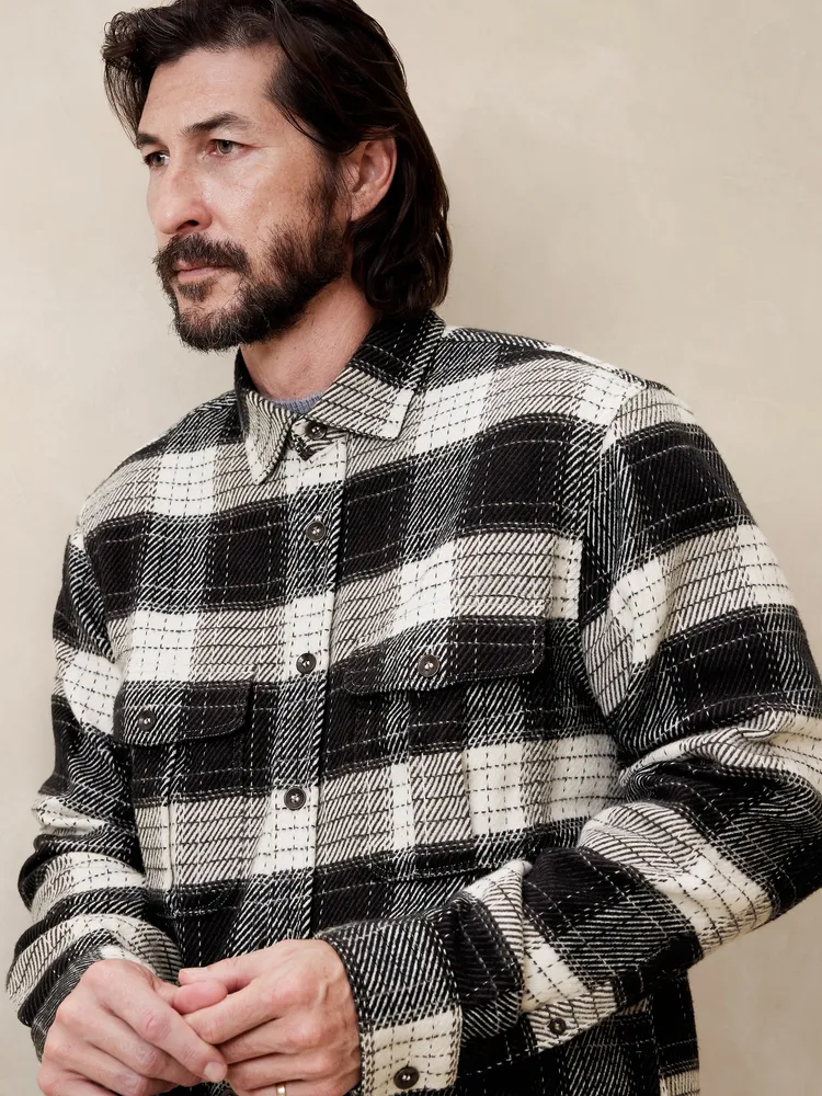 Fireside Plaid Shirt Jacket