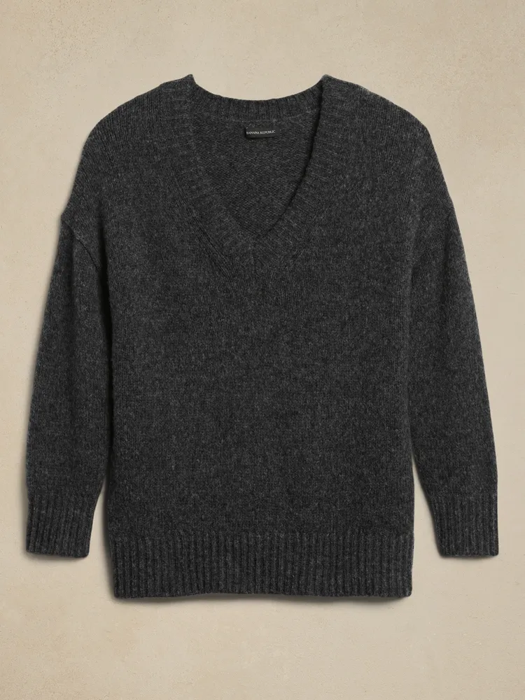 Mona Oversized Wool-Cotton Sweater