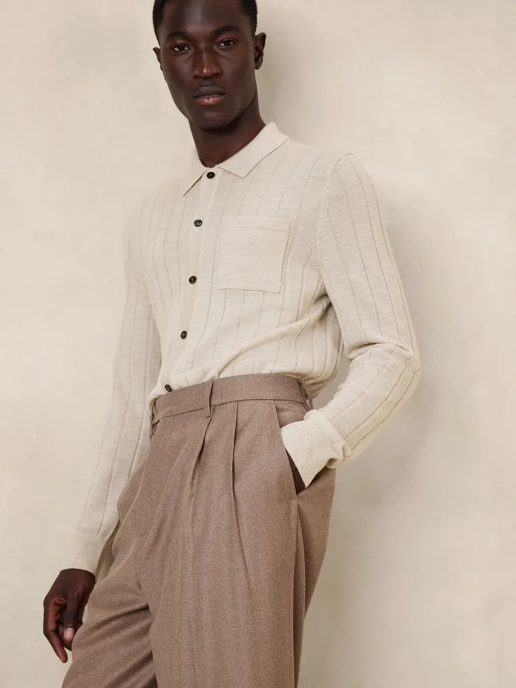 Merino Sweater Polo