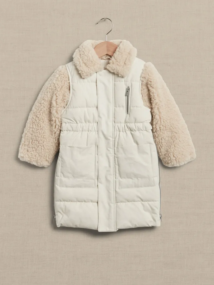 Kora Convertible Puffer Coat for Toddler