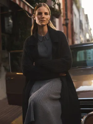 Nadia Merino-Cashmere Coatigan