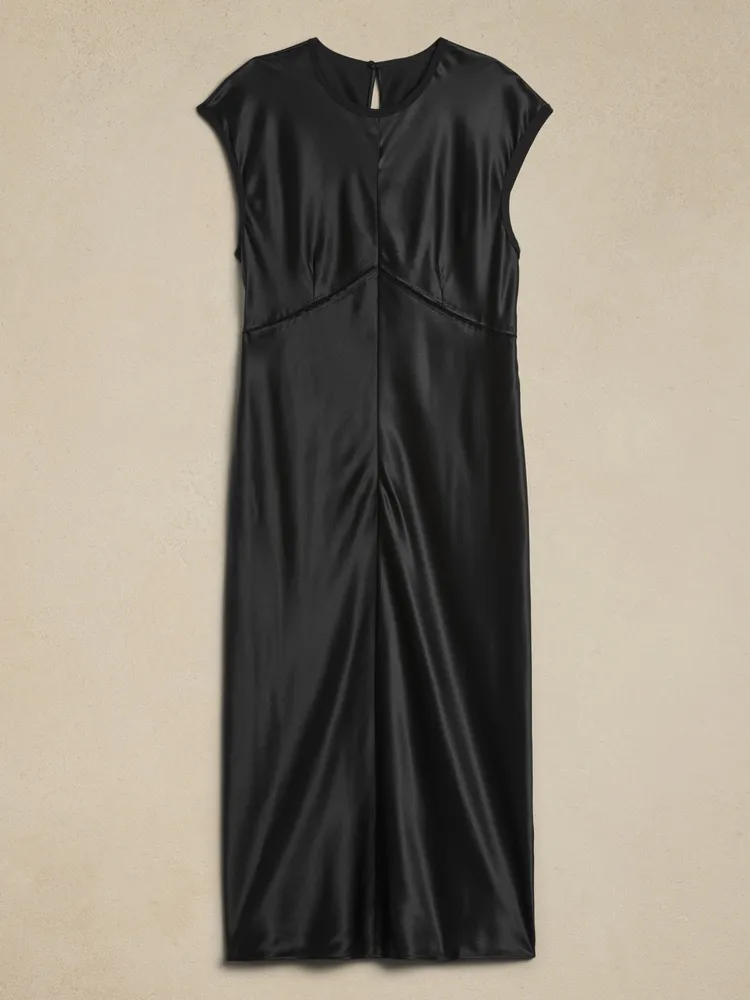 Claudette Silk Midi Dress