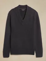 Franco Italian Merino Ribbed Sweater