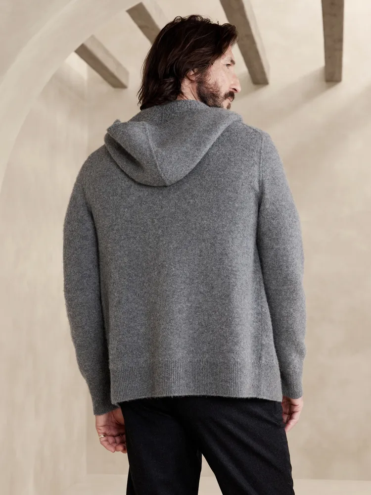 James Wool-Cashmere Sweater Jacket