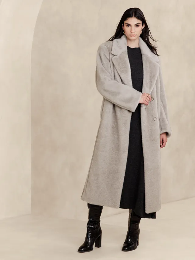 Banana Republic Upsala Faux Fur Coat