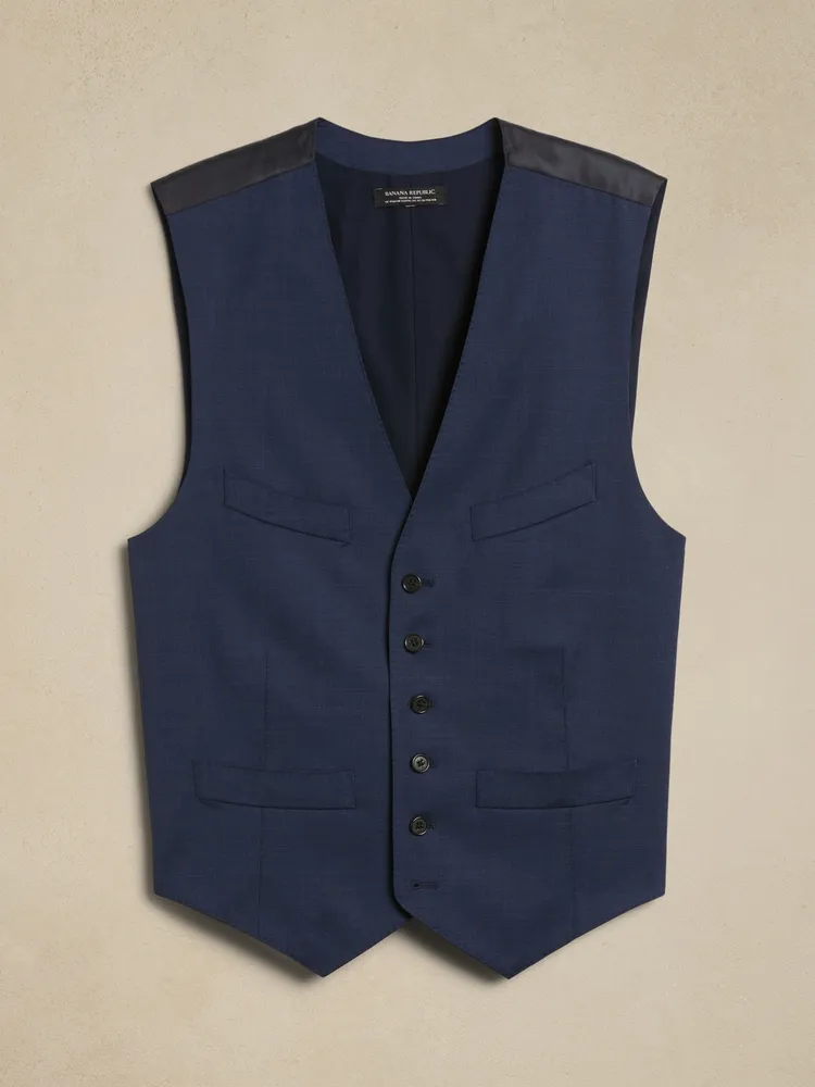 Banana Republic Signature Italian Nailhead Suit Vest