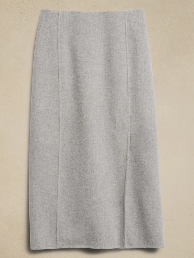 Aike Wool-Blend Skirt