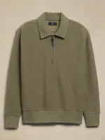 Tana Terry Half-Zip Sweatshirt