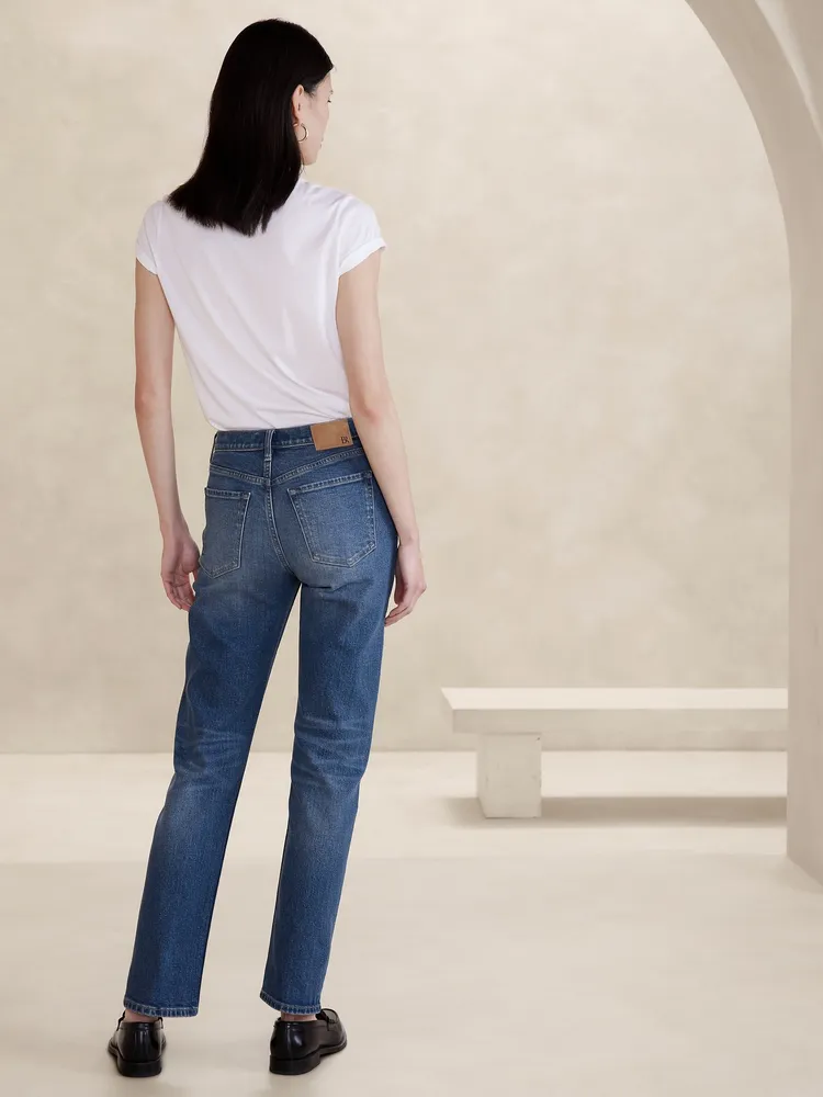 High-Rise Straight Jean