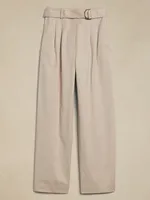 Cruz Pleated Wide-Leg Chino