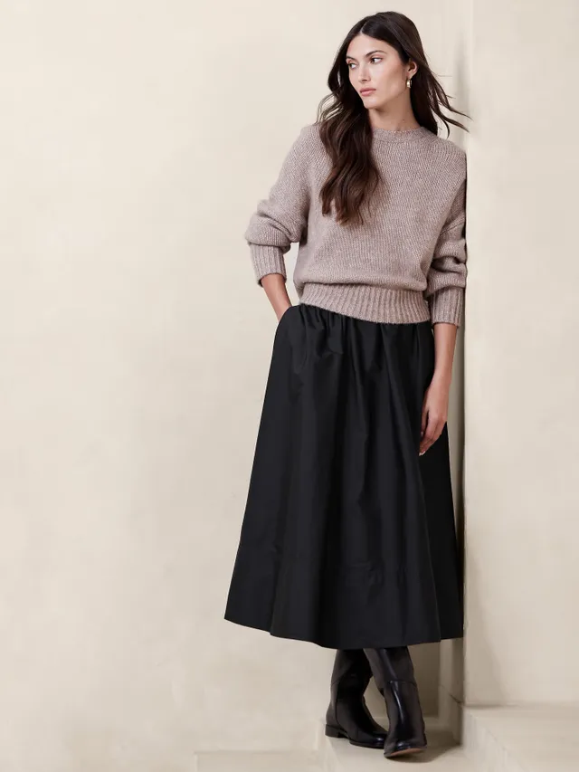 Rivina Leather Mini Skirt