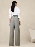 Wide-Leg Italian Wool Pant