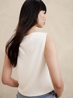 Sur Ribbed Boat-Neck Tank