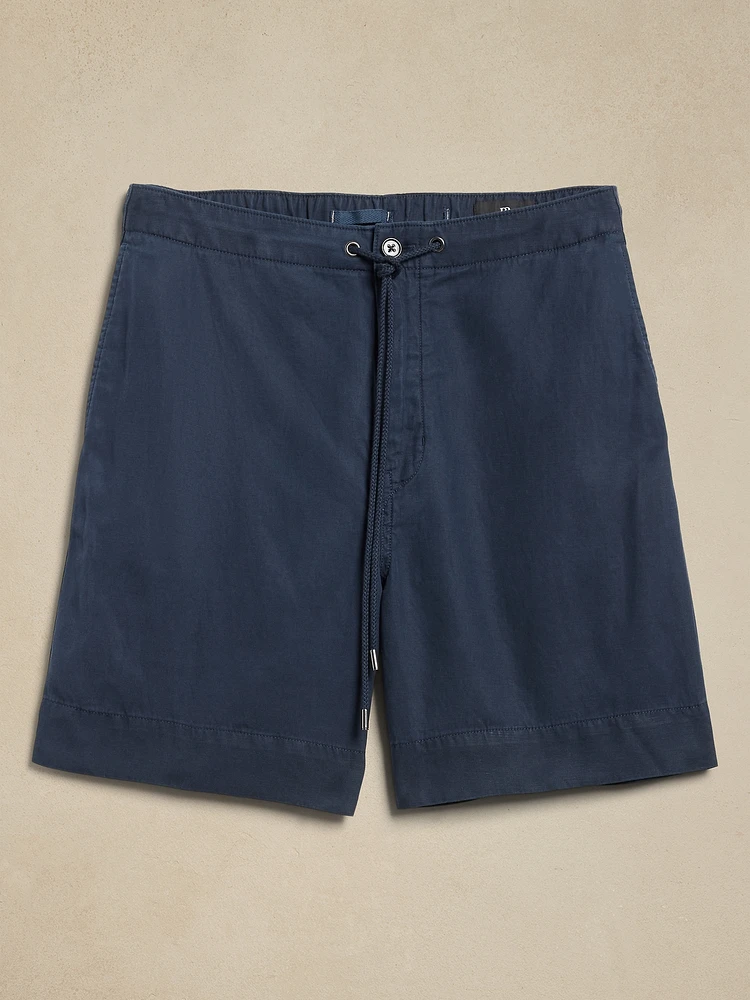 Tencel™-Linen Pull-On Short