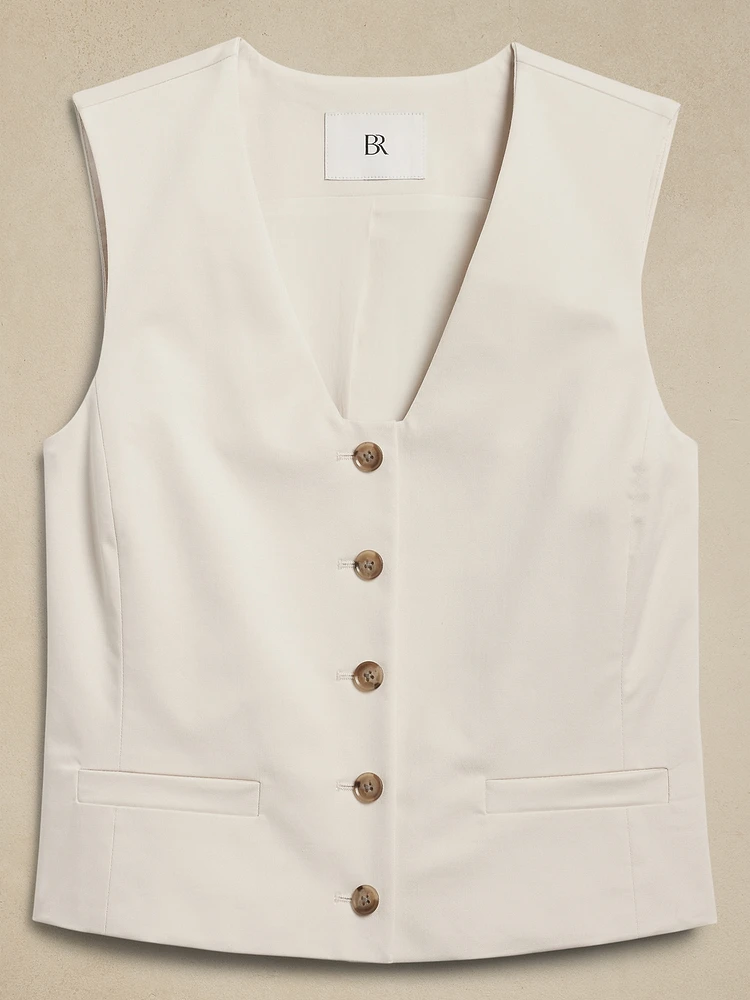 Cotton Twill Vest