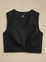 TENCEL™-Linen Cropped Vest