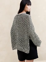 Oversized Cotton-Blend Sweater