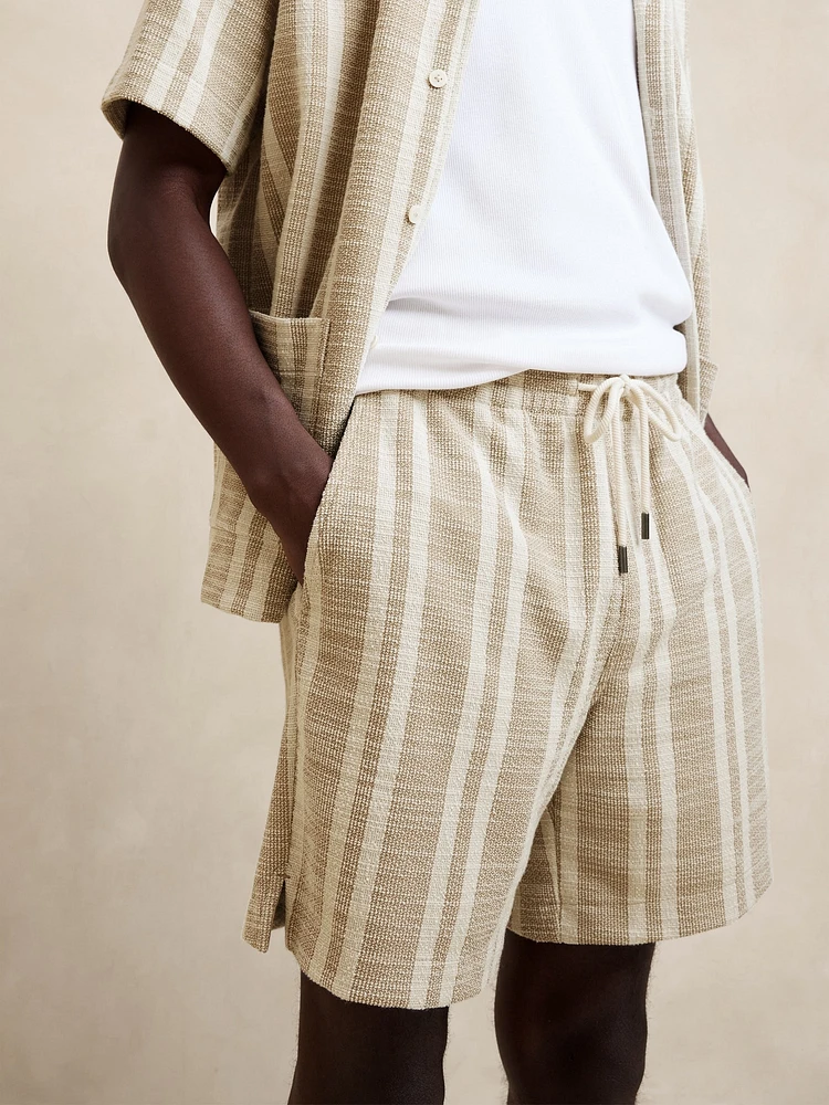 Stripe Jacquard Easy Short