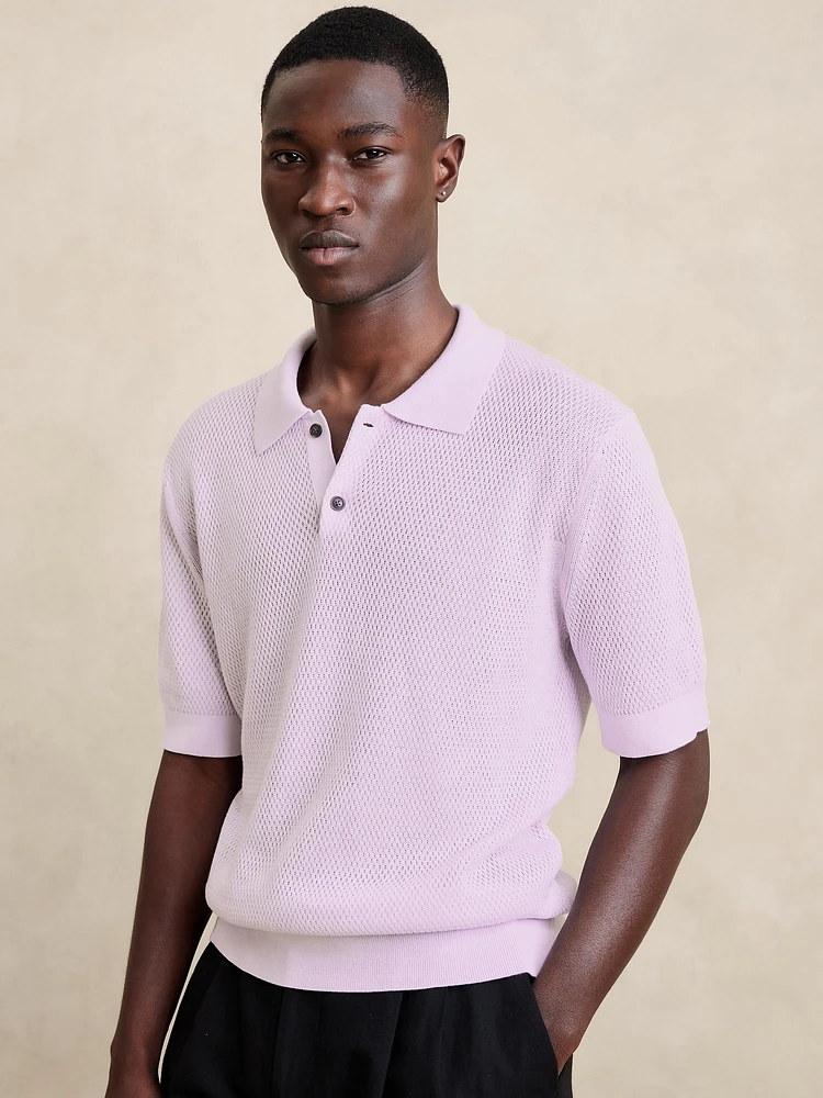 Point Sur Cotton Sweater Polo