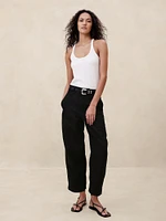 Mya Cotton-Linen Cargo Pant