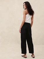 Mya Cotton-Linen Cargo Pant