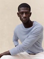 Linen Crew-Neck Sweater