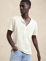 Linen Henley T-Shirt