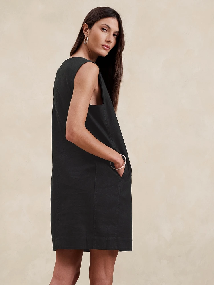 Hemp-Cotton Shift Dress