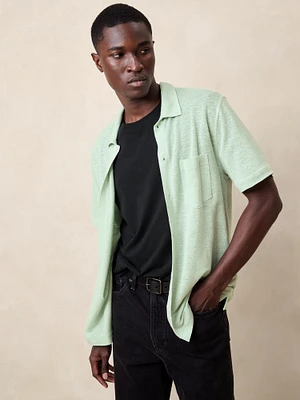 Linen Pique Resort Shirt