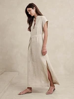 Linen Kaftan Dress