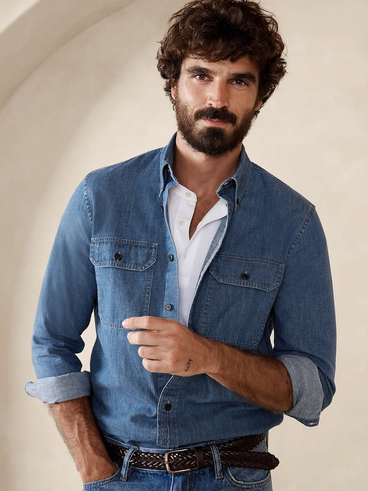 Denim 2-Pocket Shirt