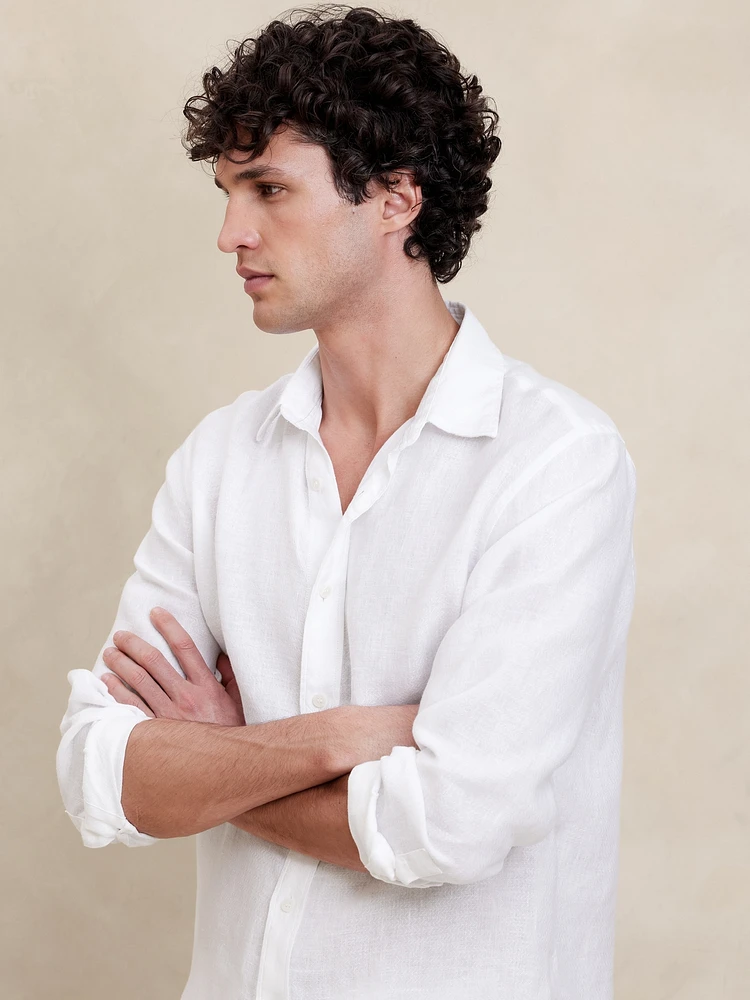 Standard Zig-zag Linen Shirt