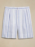 Linen Pull-On Short