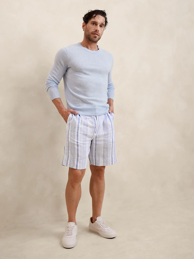 Linen Pull-On Short