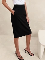 Siena Wool Pencil Skirt