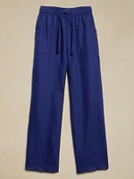 Linen Pull-On Pant