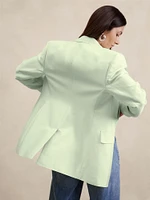 Hourglass Italian Viscose-Linen Blazer