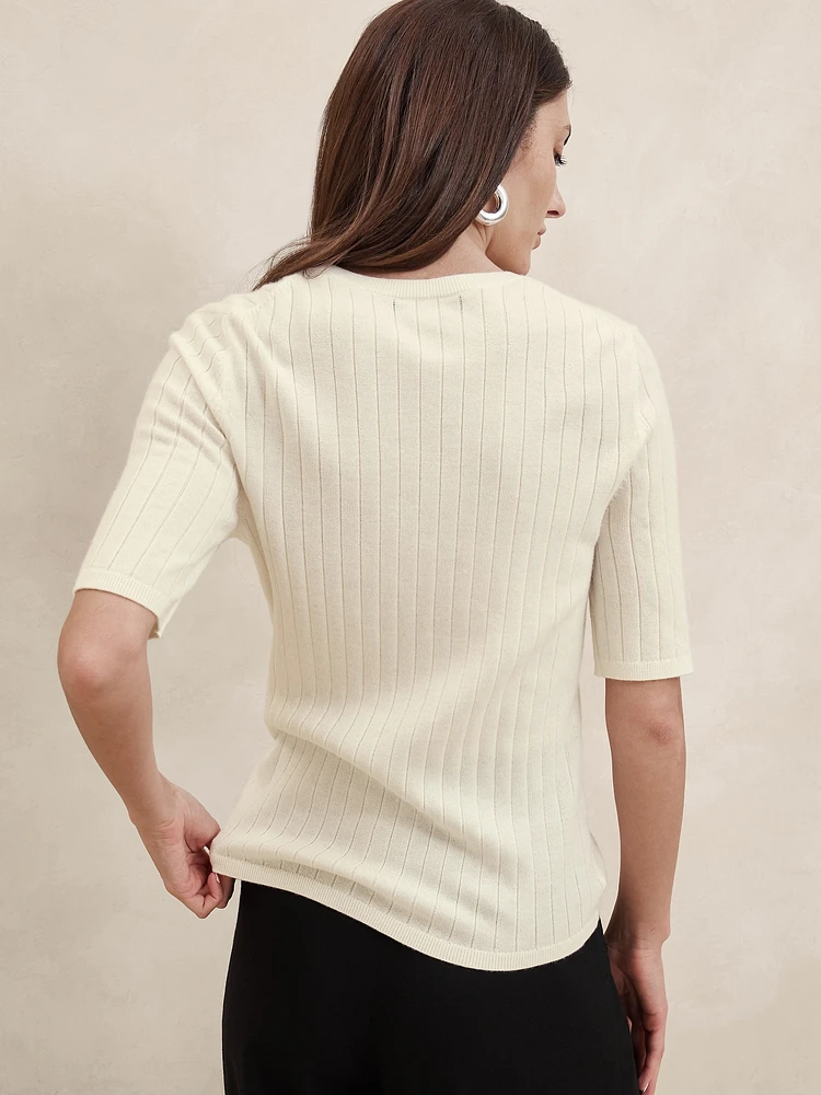 Nezha Merino Ribbed Sweater