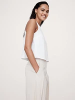 Poplin Cropped Tank