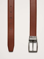 Reversible Leather Dress Belt