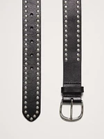 Studded Leather Belt