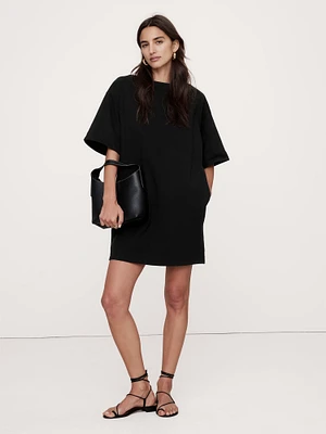 Boxy Cotton T-Shirt Dress