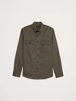 Cotton-Linen Utility Shirt