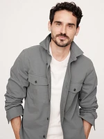 Cotton Twill Shirt Jacket