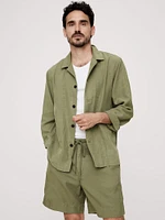 Tencel™-Linen Shirt Jacket