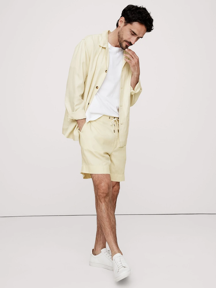 Tencel™-Linen Pull-On Short