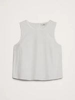 Poplin Cropped Tank