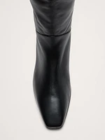 Italian Leather Over-The-Knee Boot